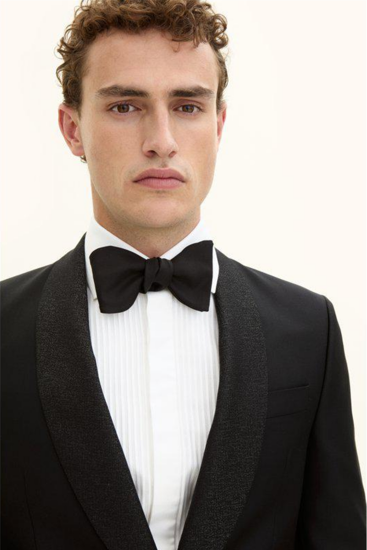 Figaro Regular Fit Tuxedo Blazer Black
