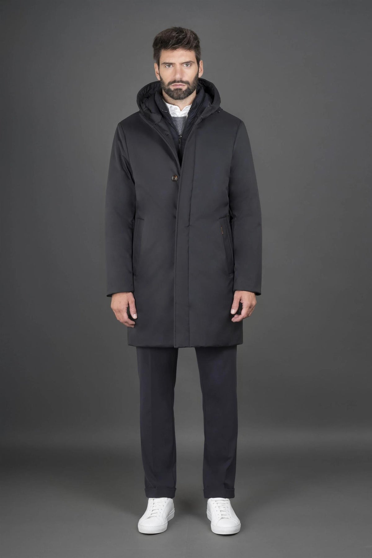 Vannes Parka Dark Blue