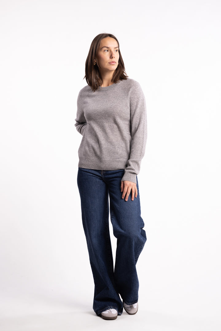 Boston O- Neck 6304- Grey Melange