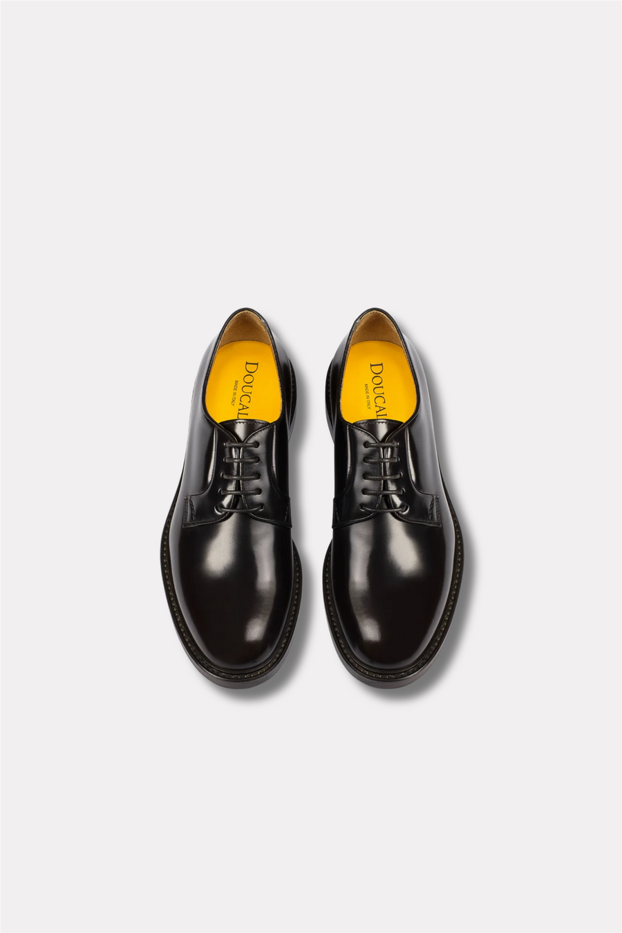 Brown Leather Derby Lace-Up