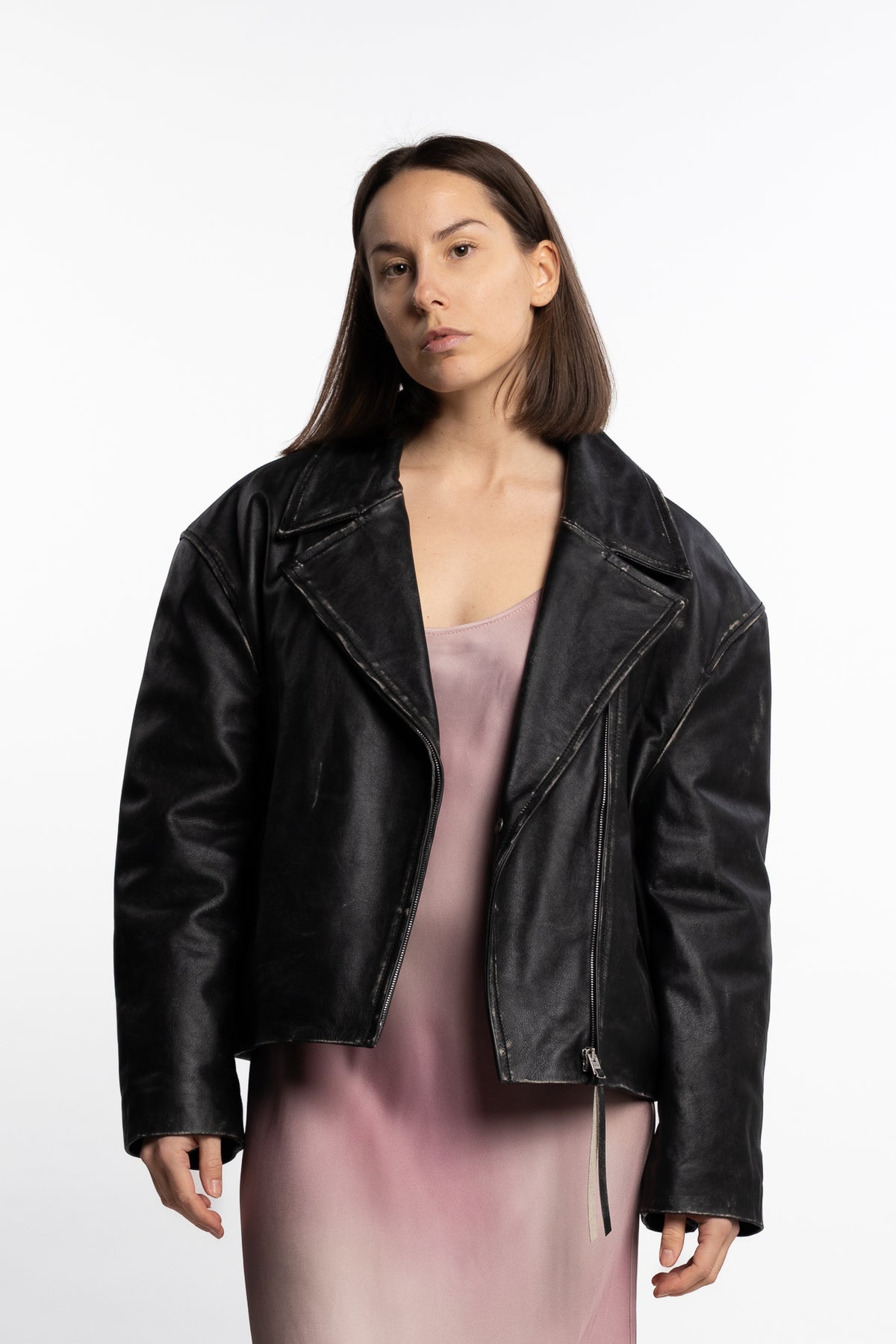 Leather Jacket- Black
