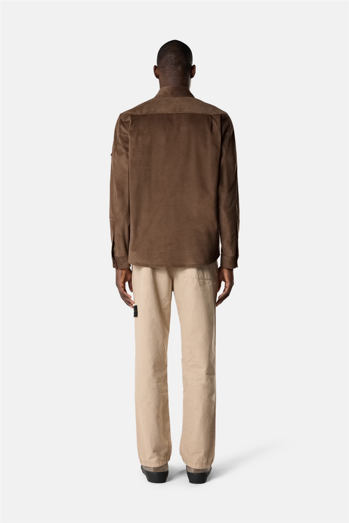 3100044 Regular-fit chino trousers Brushed Organic Cotton Canvas 'Old' Effect Beige