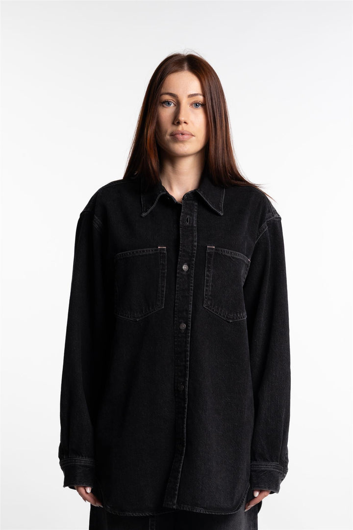 Denim Shirt- Black