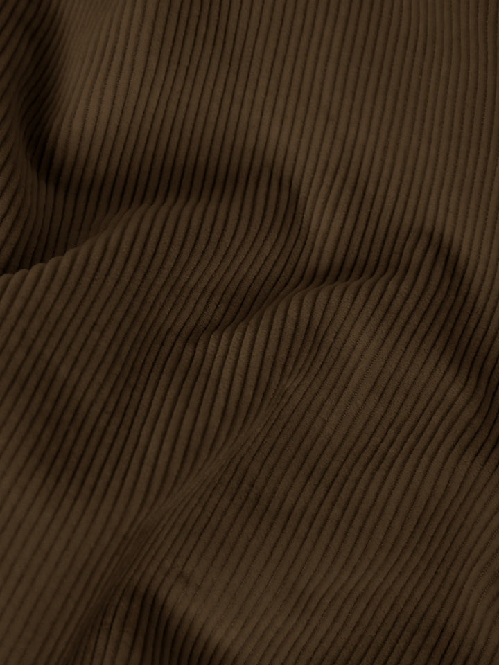 1200012 Organic Cotton Corduroy Overshirt Military Green