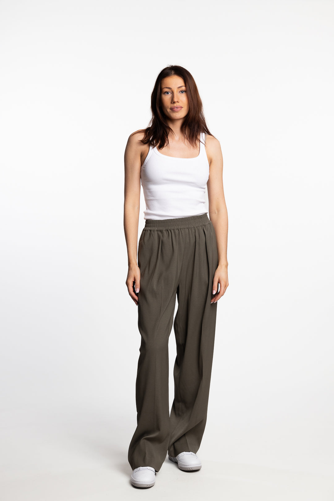 Julia Trousers 14635- Dusty Olive