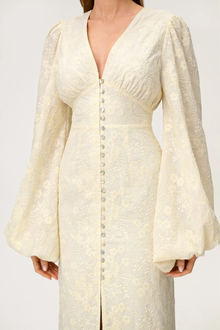 Positano Dress- Light Yellow
