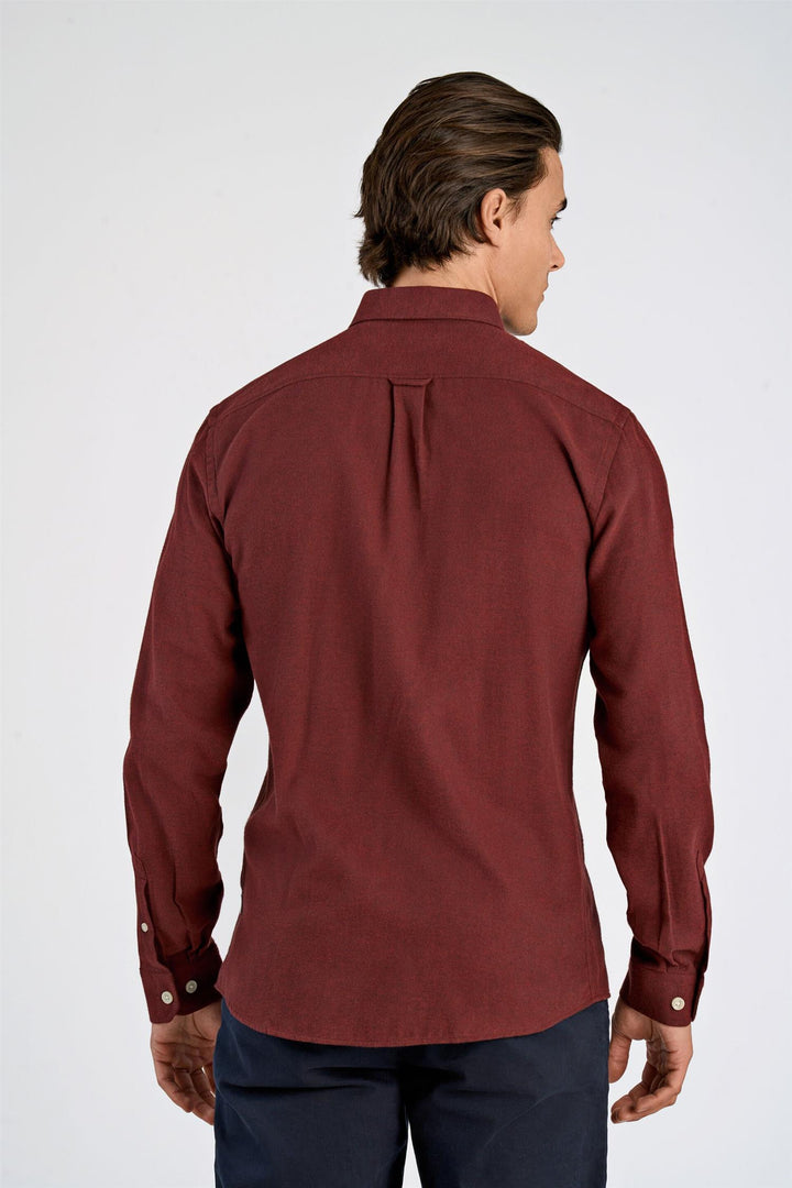 Flannel Shirt Burgundy