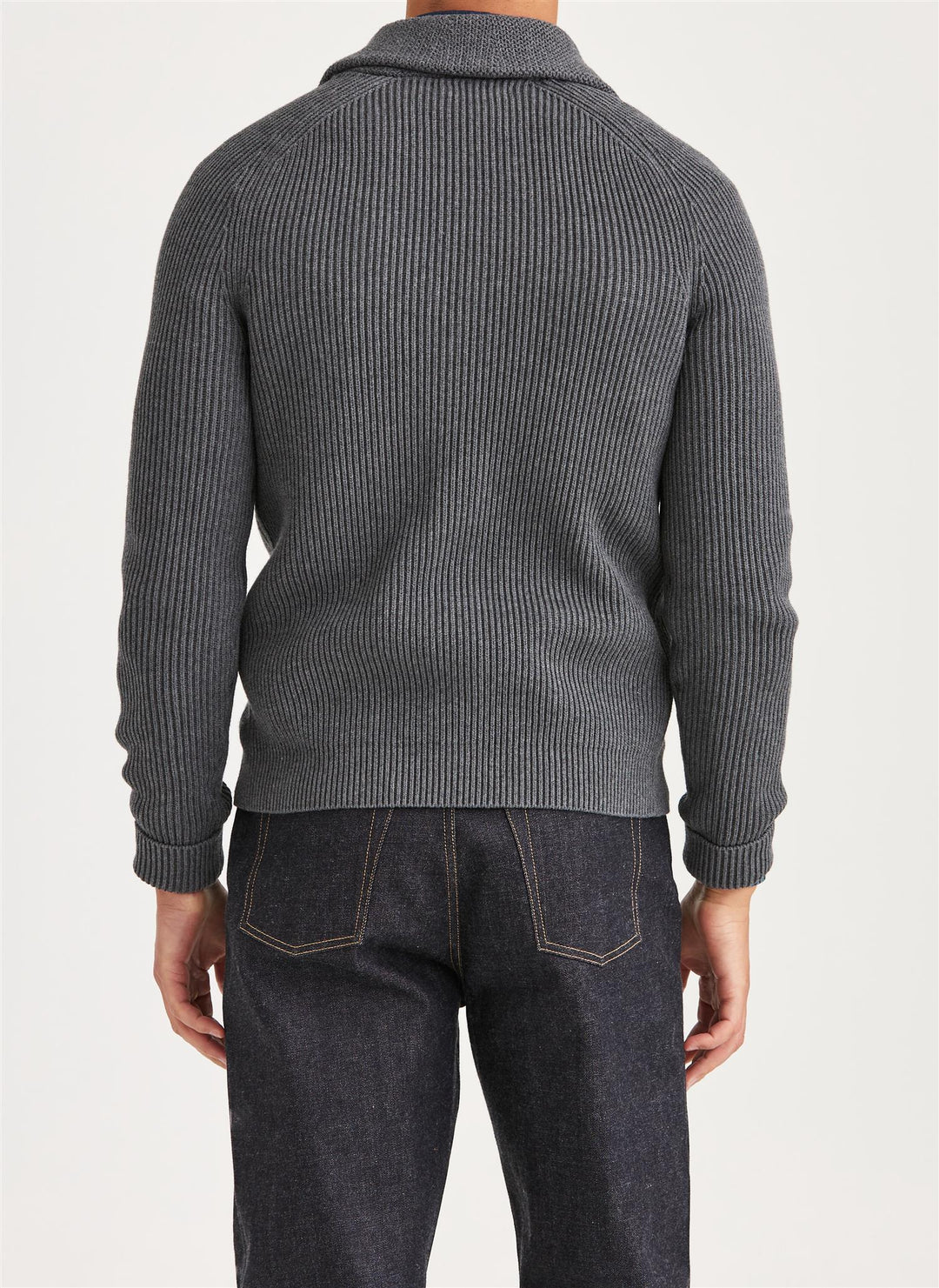 Brayden Shawl Cardigan Grey