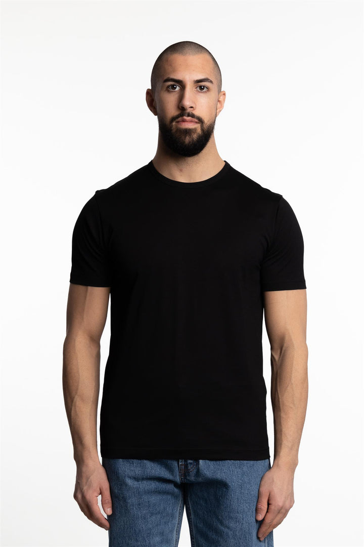 SS crew neck t-shirt black