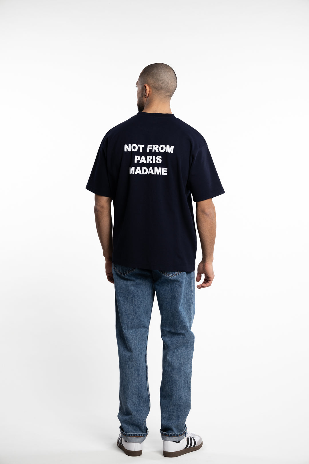 Le T-Shirt Slogan Navy