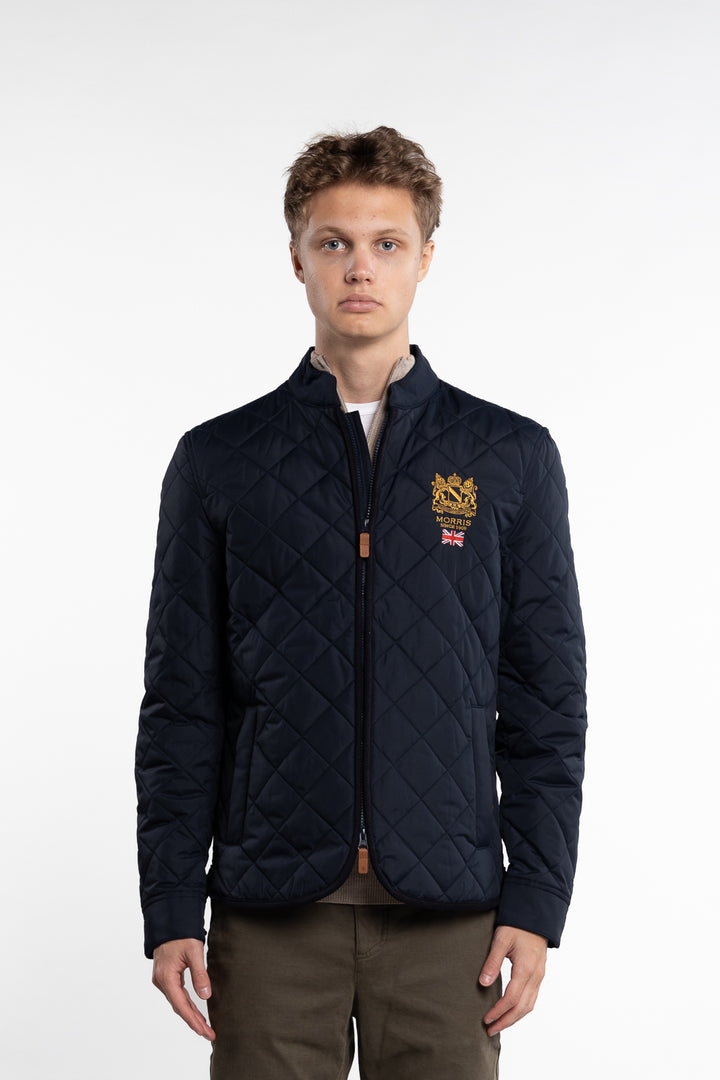 Trenton Quilted Jacket Old Blue