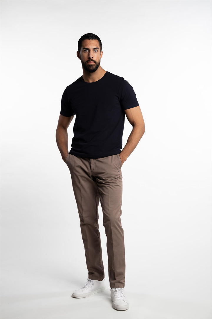 Kyran Cotton Stretch Slim Fit T-Shirt Blue