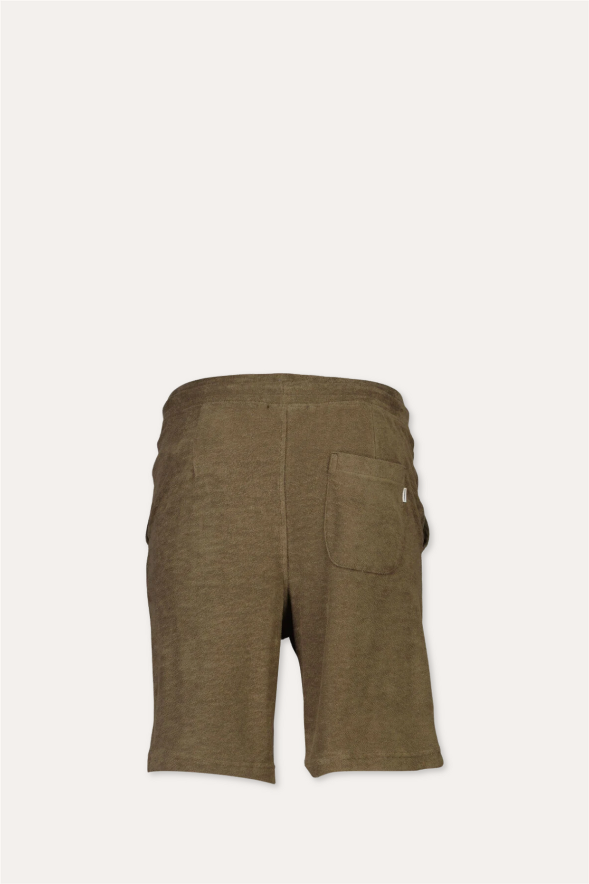 Towel Shorts W. Elastic Waist Dk Stone