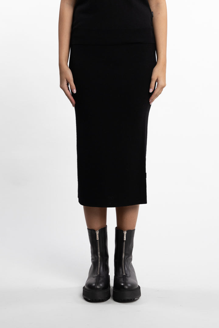 Skyler Merino Skirt- Black