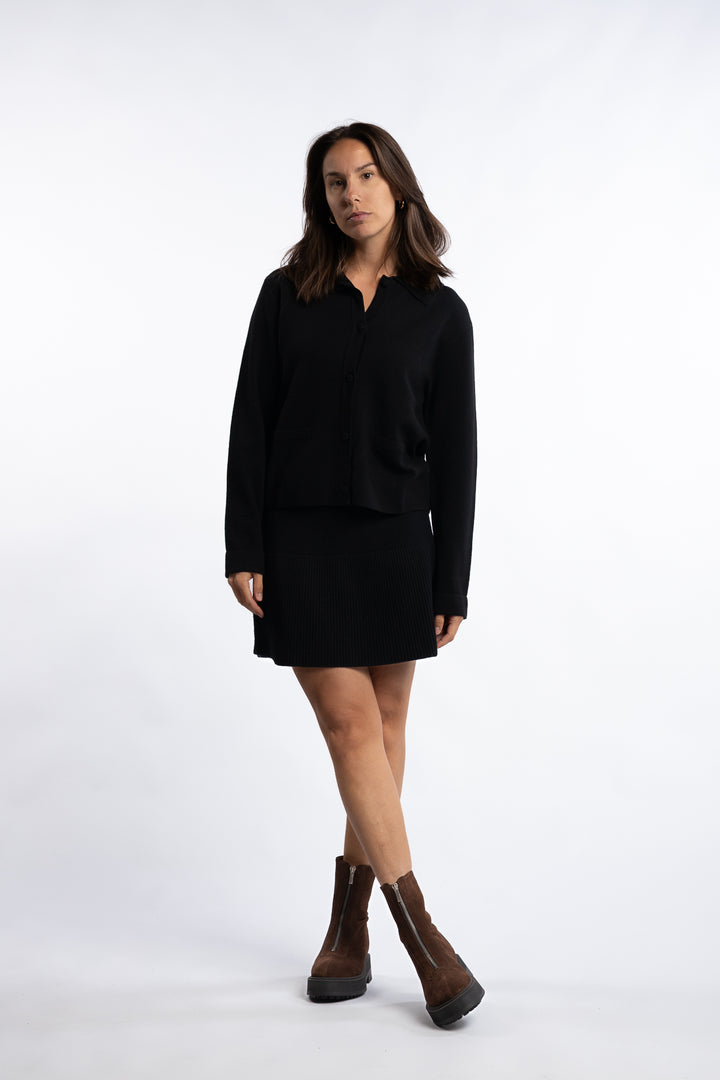 Ulla Merino Jacket- Black