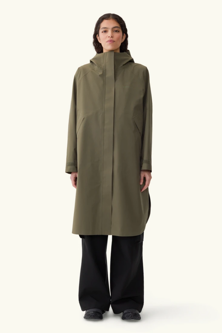 Vangen Coat- Grape Leaf