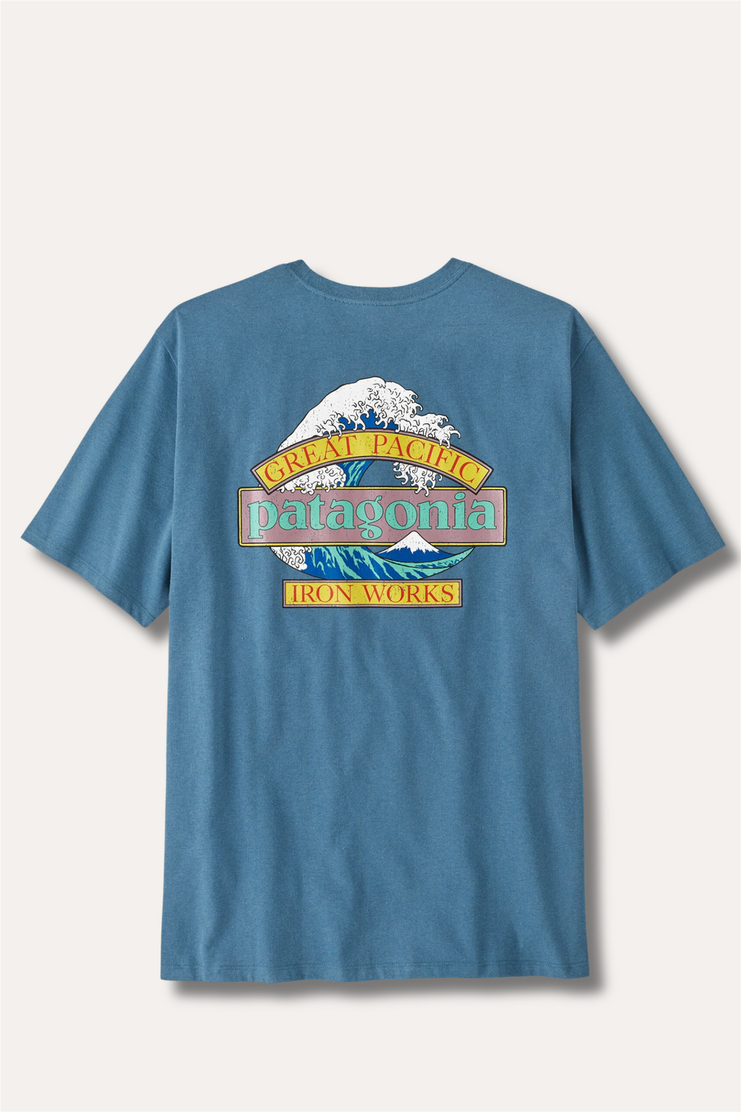 M Great Waves Responsibili-Tee Shore Blue