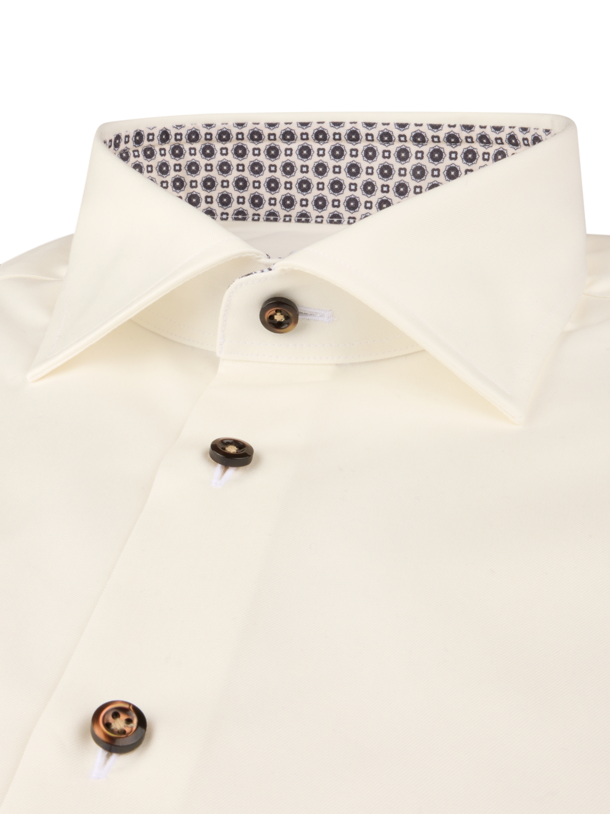 Slimline Shirt Champagne Contrast - Stenströms