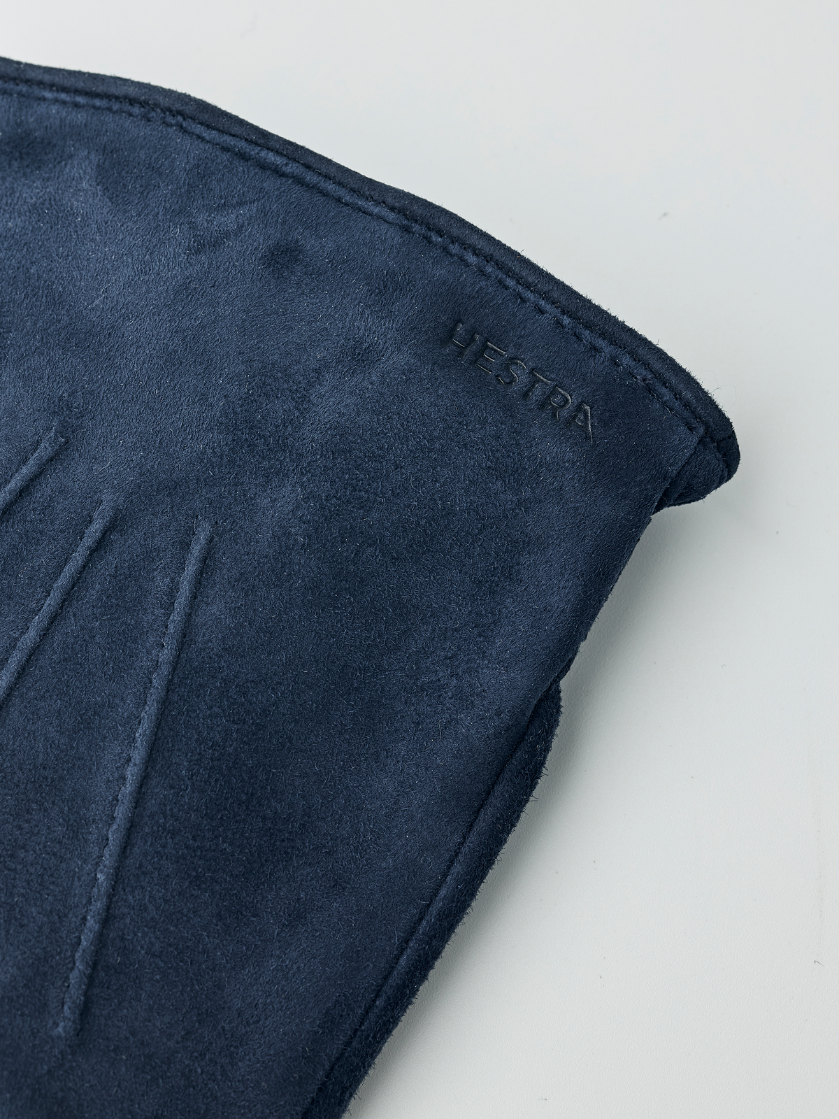 Robert Suede Leather Gloves Navy