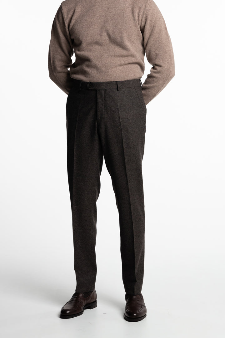 Denz Trousers Slim Fit Dark Brown