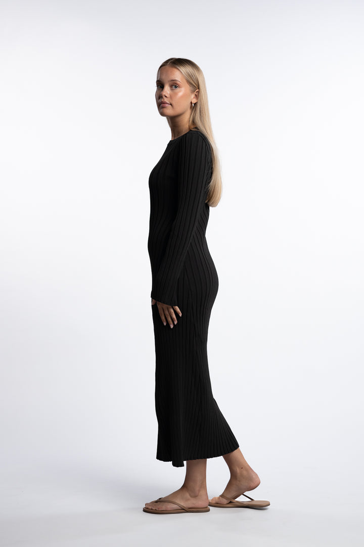 Zaneta Knit Dress- Black