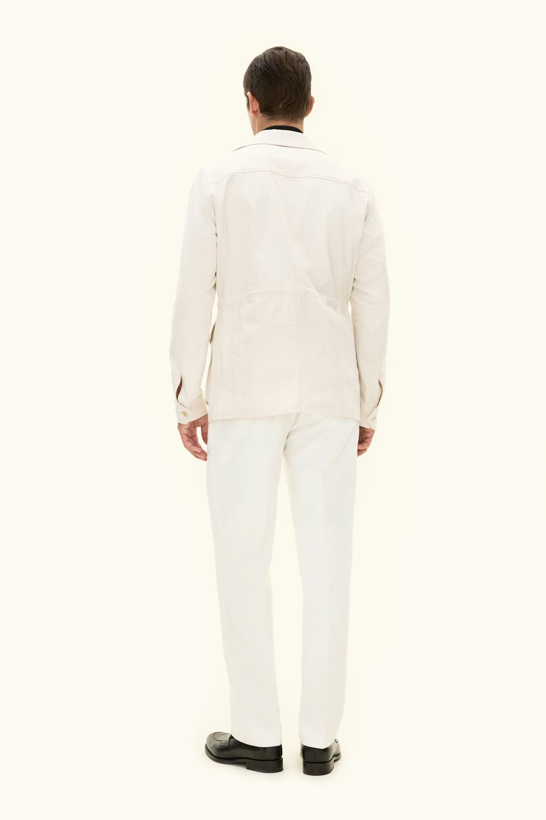Sirolo Cotton Shirt Jacket White Sand