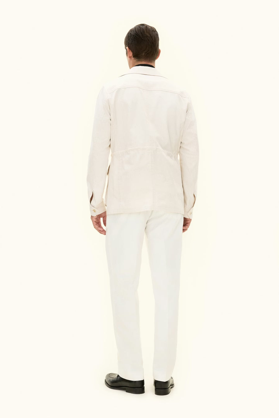 Sirolo Cotton Shirt Jacket White Sand