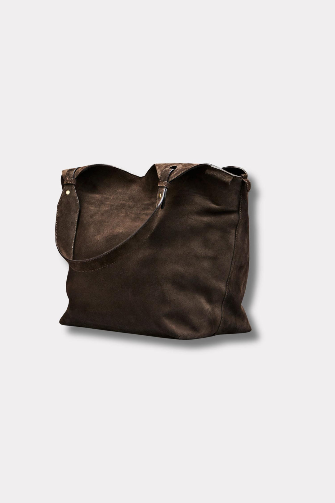 SOHO Shoulder Bag- Umber Suede
