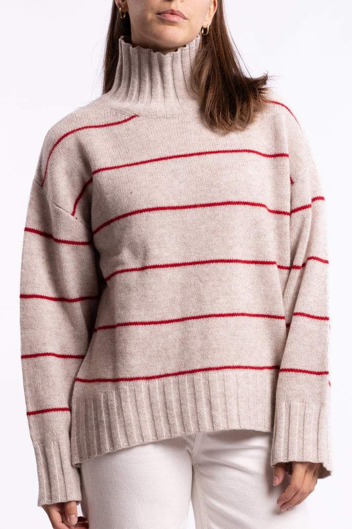 Patsy Knit - Red Stripe