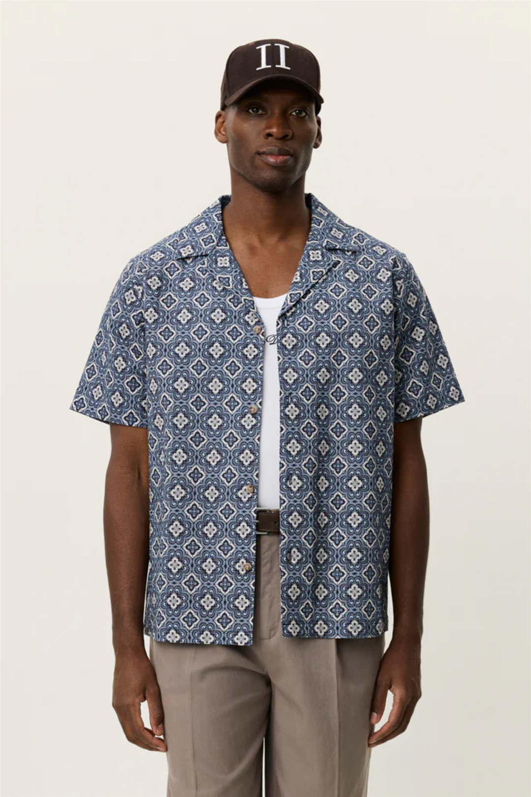 Lukas Arabesque AOP Shirt Blue Fog
