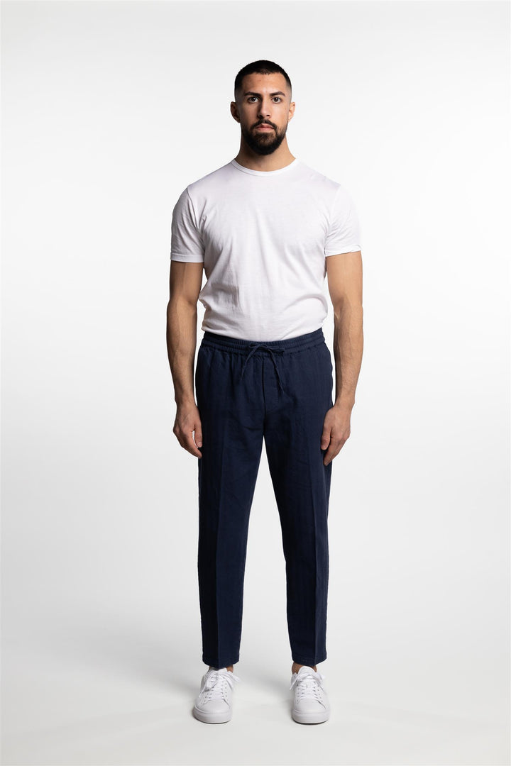 Pilou Linen/Cotton Pants Blue