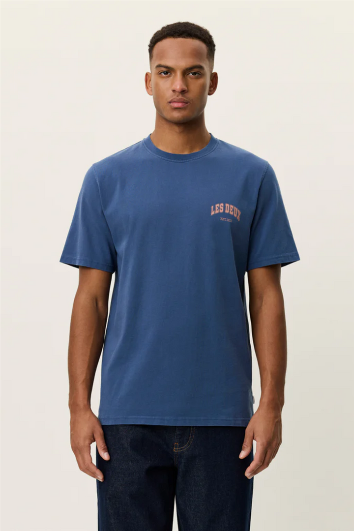 Brady Hoop T-shirt Dark Denim Blue