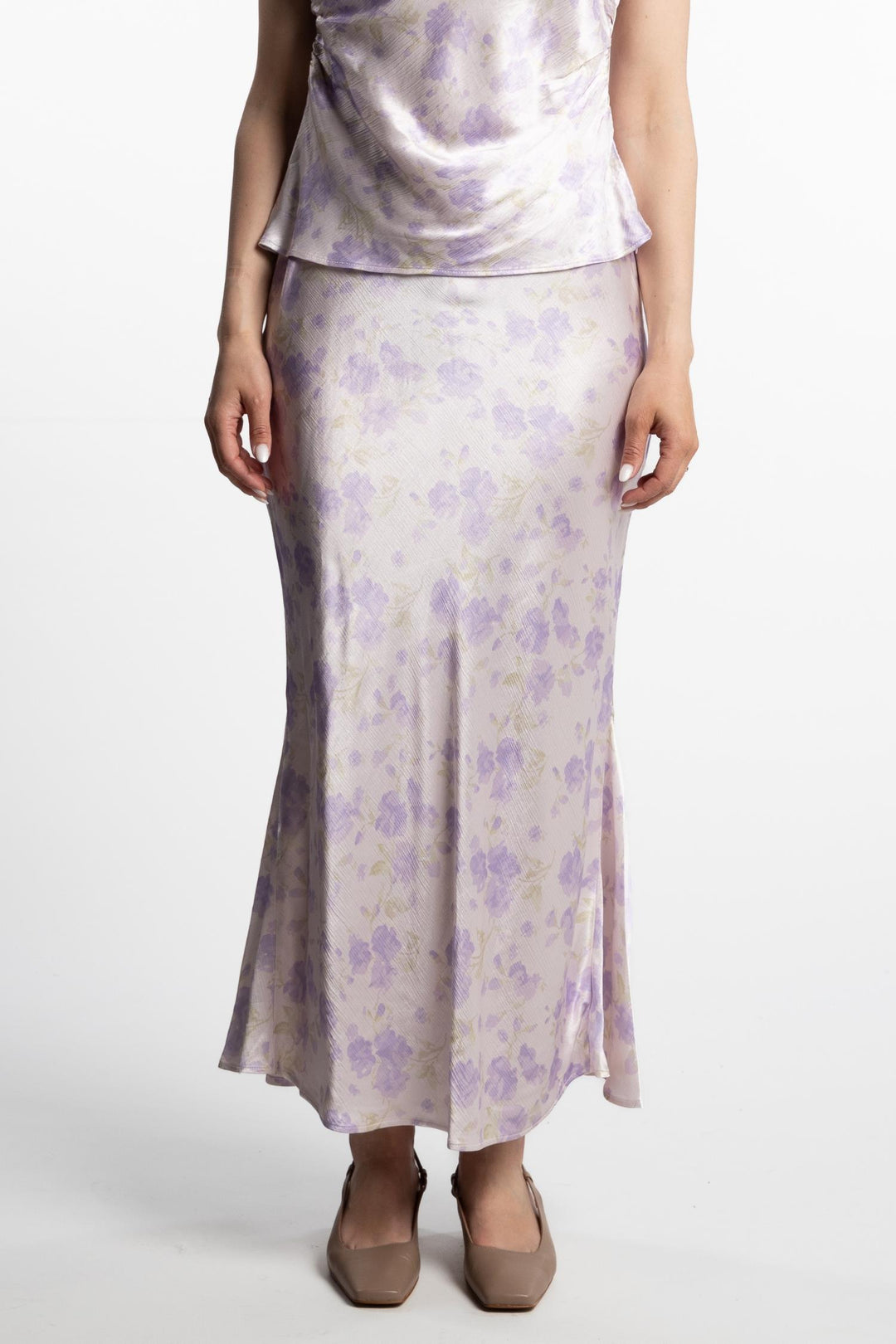 Hyro Skirt- Lilac Jasmine Print