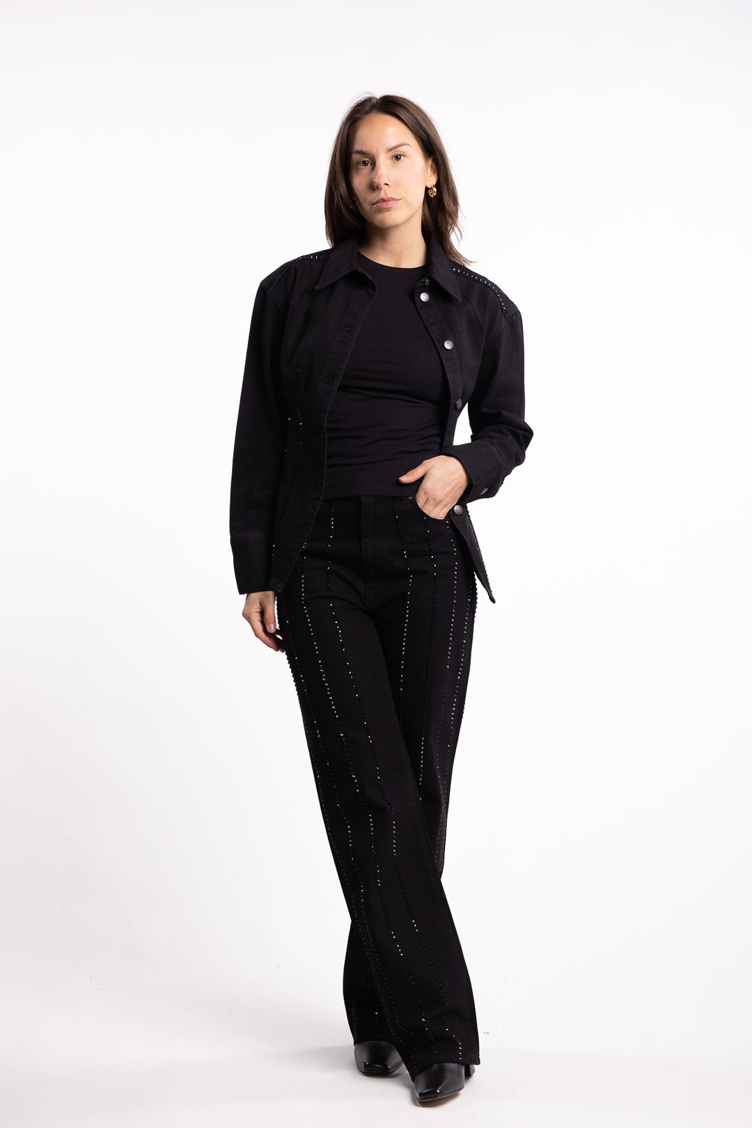Luca Embellished - Black
