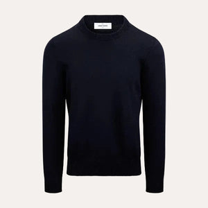 Virgin Wool Crewneck Navy
