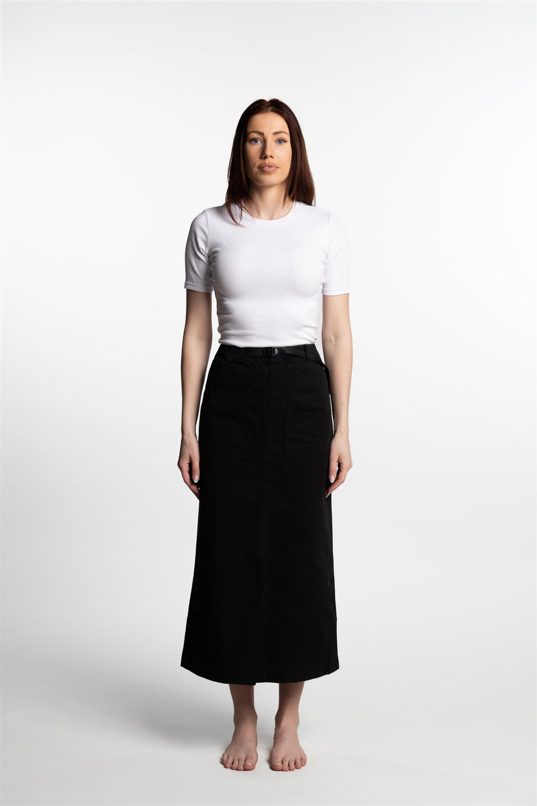 Long Baker Skirt- Black