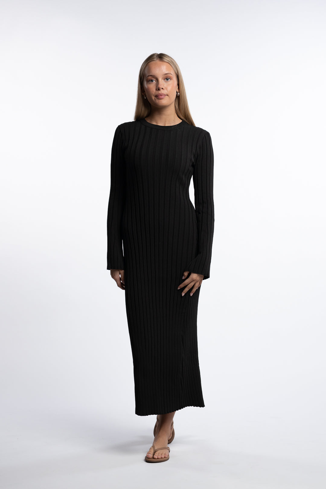 Zaneta Knit Dress- Black