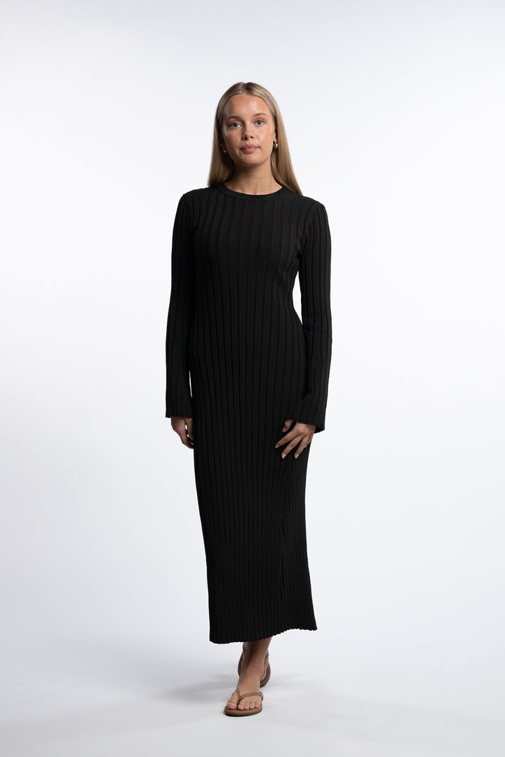 Zaneta Knit Dress- Black
