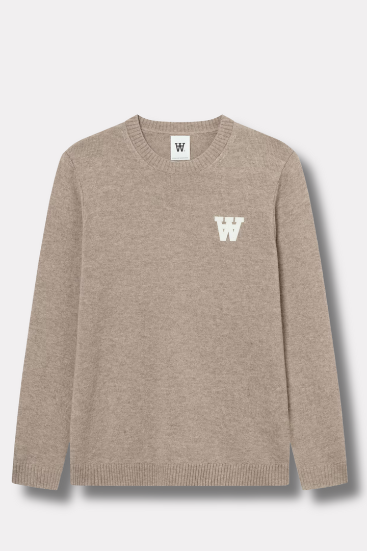 Tay Lambswool Pullover Greige