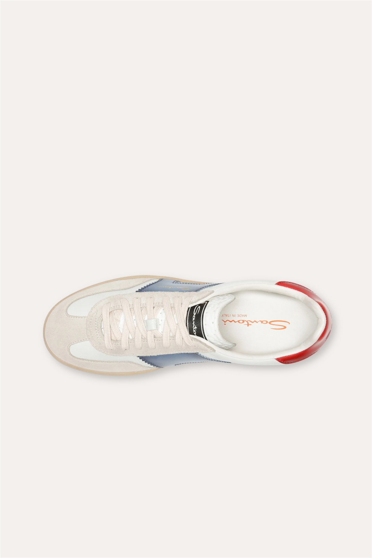 DBS Olympic Leather Sneaker Red/Blue/Beige