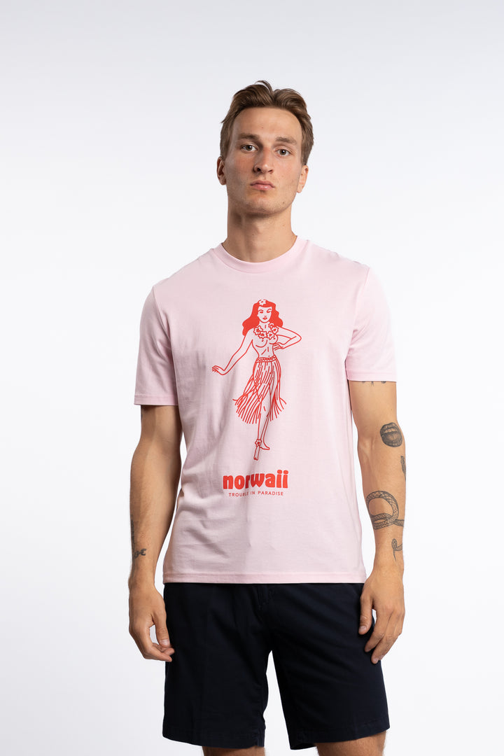 Trouble In Paradise - Rosa - Tee