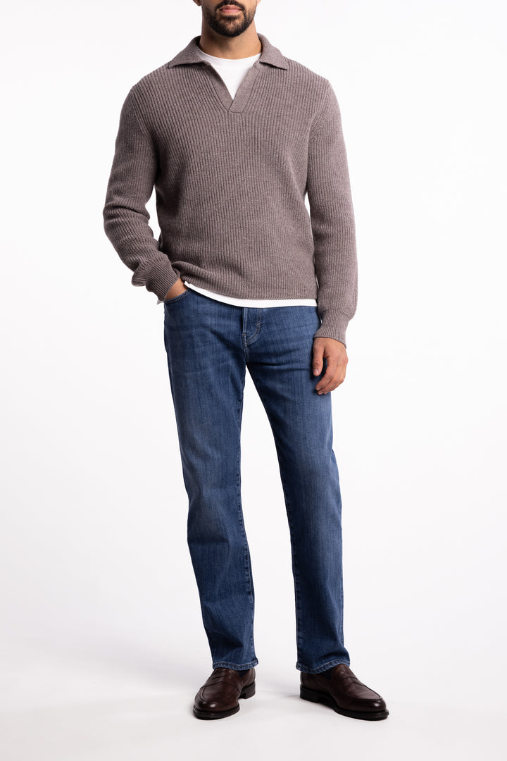 Super Geelong Ribbed Skipper Brown
