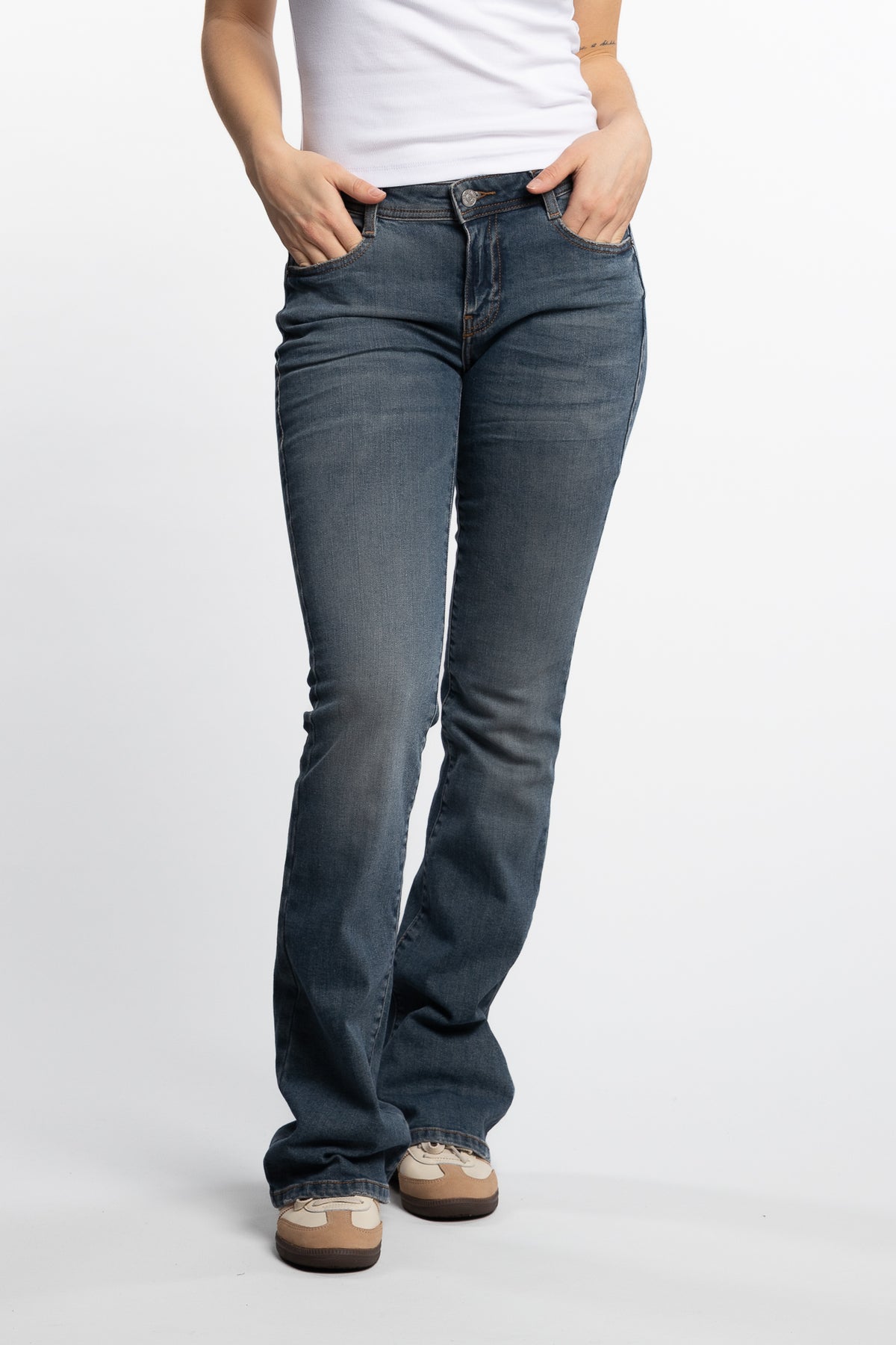Bootcut Jeans 1969 D-Ebbey Obmbt- Blue