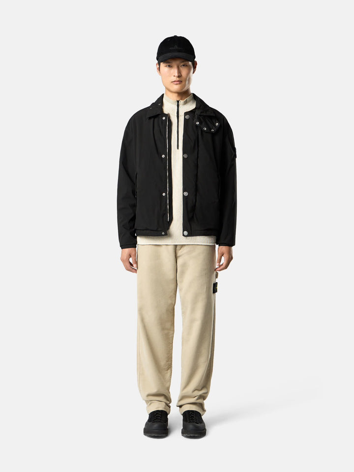 Q100015 Light Compact Touch Poly-TC, 60% Recycled Polyester Coach jacket Black