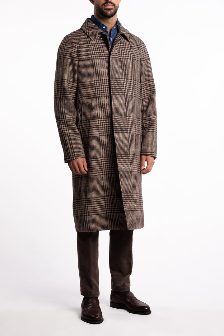 Raglan Coat Brindle Beige