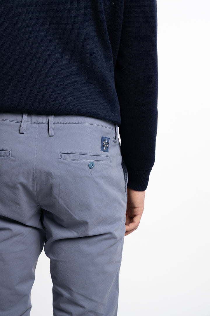 Bobby Slim Fit Stretch Chinos Azure