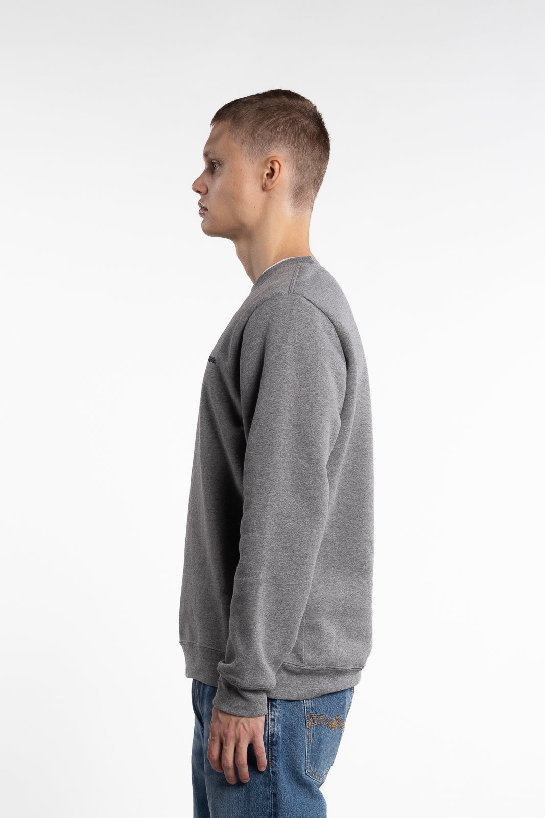 Fitz Roy Icon Uprisal Crew Sweatshirt Gravel Heather