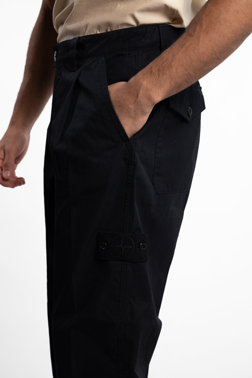 Organic Cotton Pant Ghost Navy