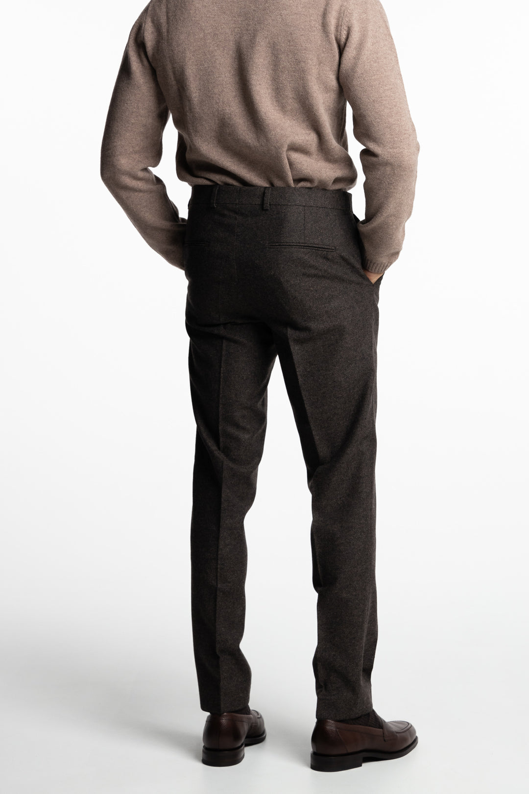 Denz Trousers Slim Fit Dark Brown