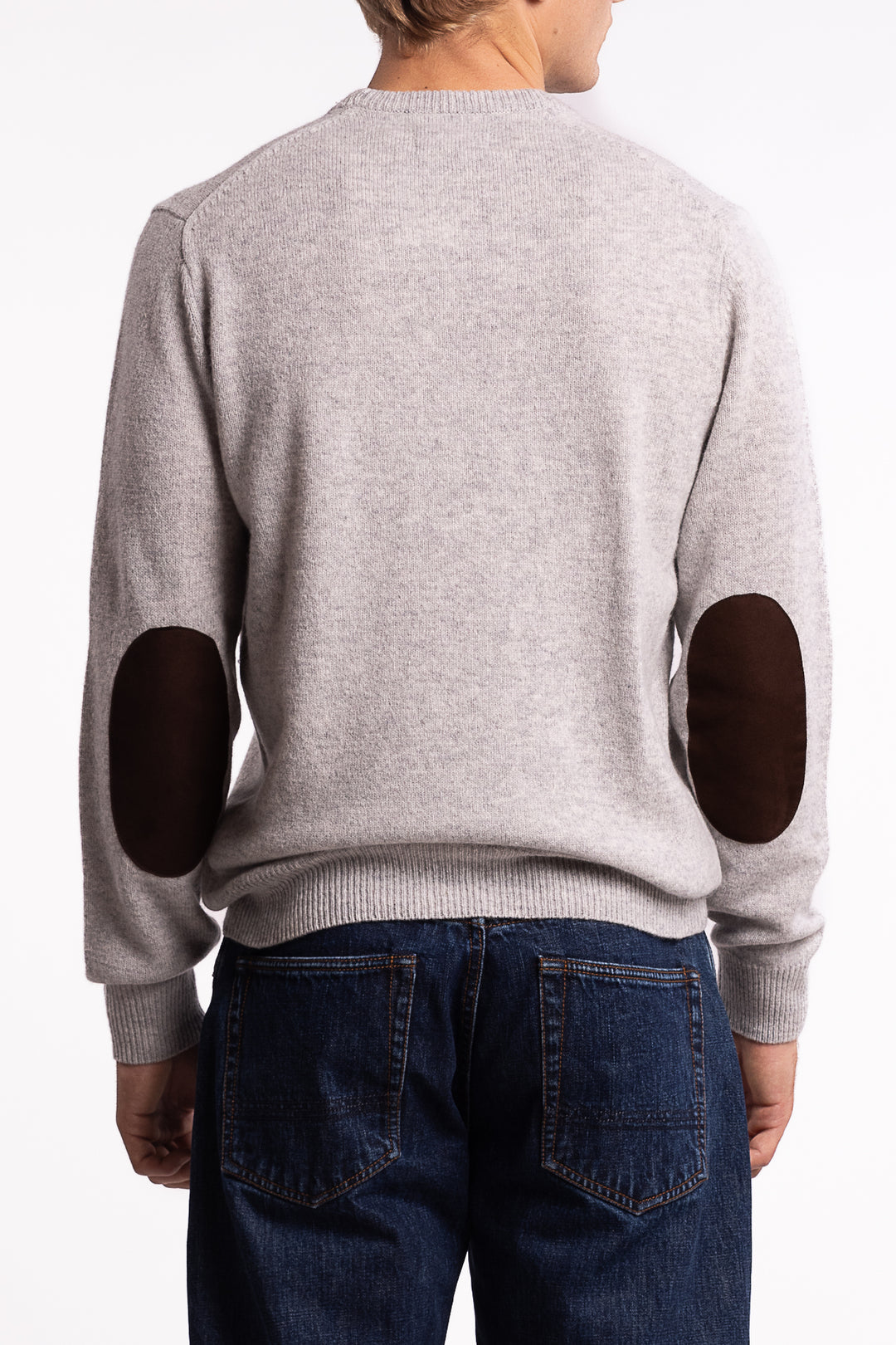 Essential Patch Crew Light Grey Marl